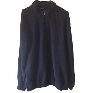 PGA Tour Men's Charcoal Gray 1/4" Zip Pullover